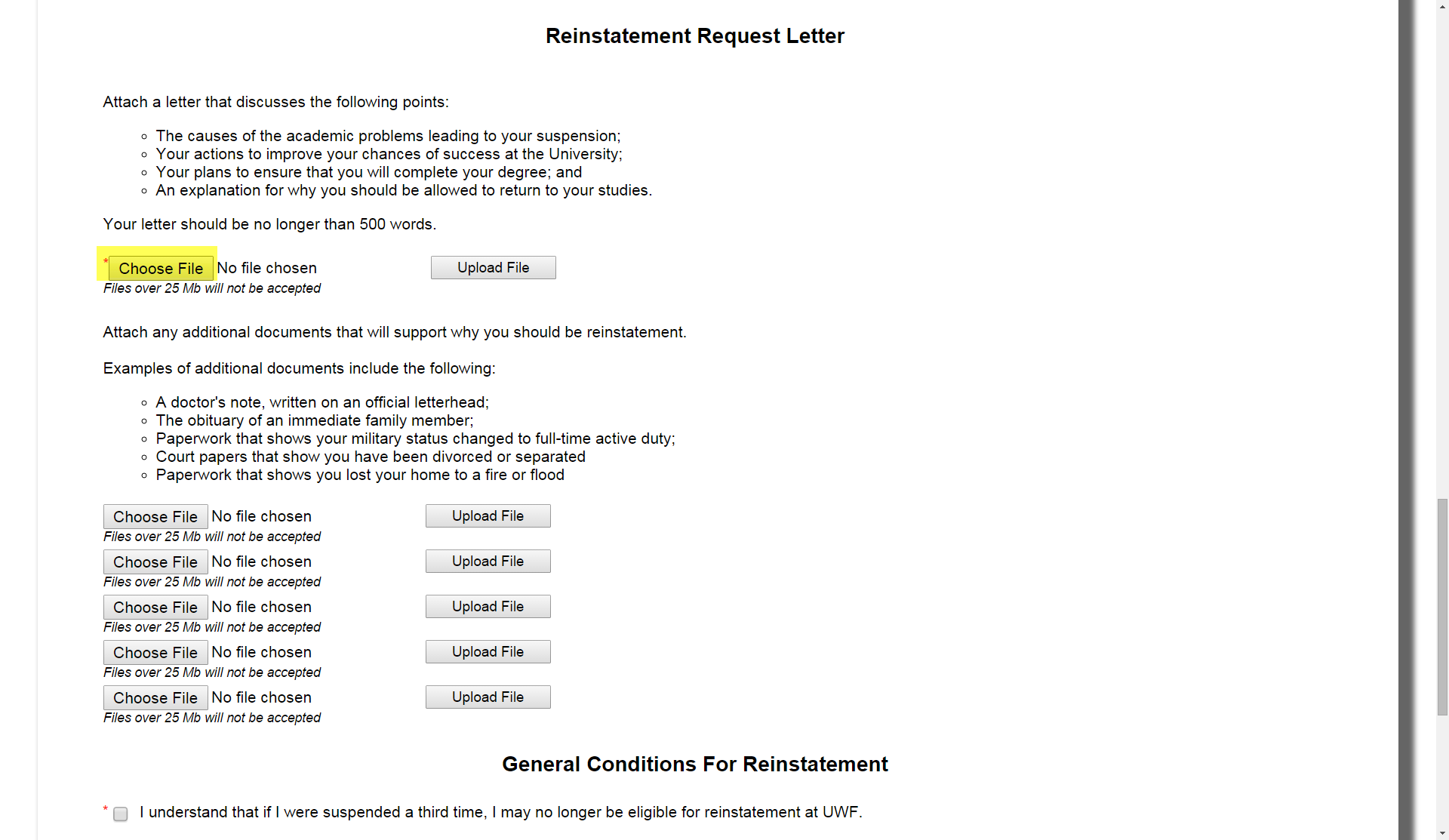 Academic suspension essay
